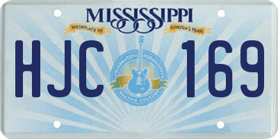 MS license plate HJC169