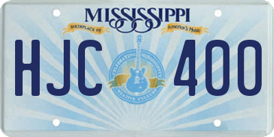 MS license plate HJC400