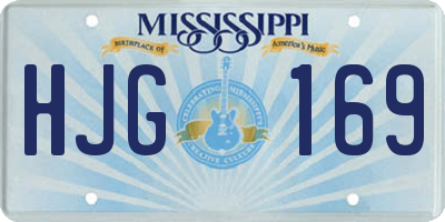 MS license plate HJG169