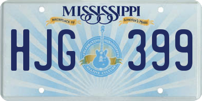 MS license plate HJG399