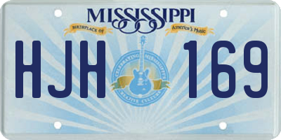 MS license plate HJH169