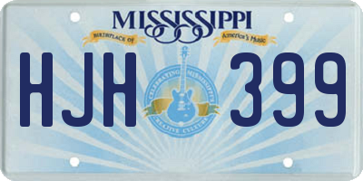 MS license plate HJH399
