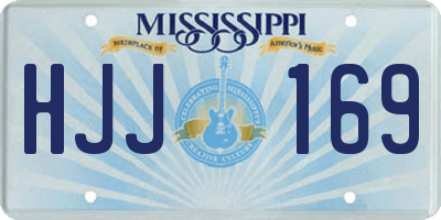 MS license plate HJJ169