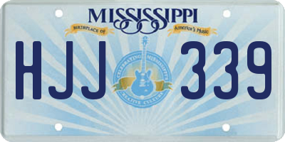 MS license plate HJJ339