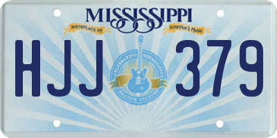MS license plate HJJ379