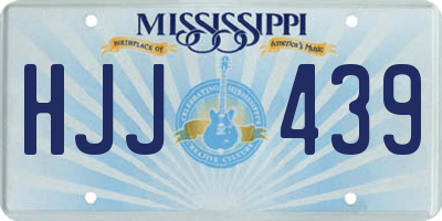 MS license plate HJJ439