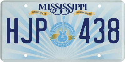 MS license plate HJP438