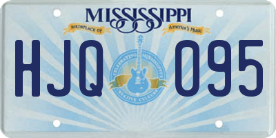 MS license plate HJQ095