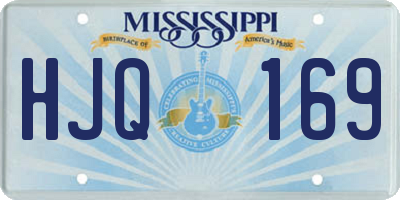 MS license plate HJQ169