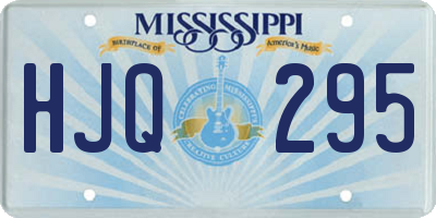 MS license plate HJQ295
