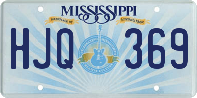 MS license plate HJQ369