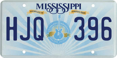 MS license plate HJQ396