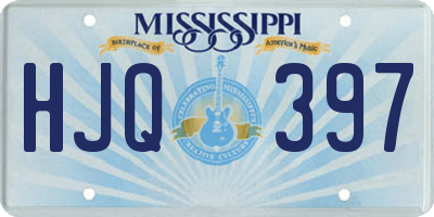 MS license plate HJQ397
