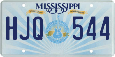 MS license plate HJQ544