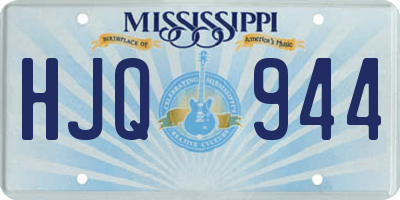MS license plate HJQ944