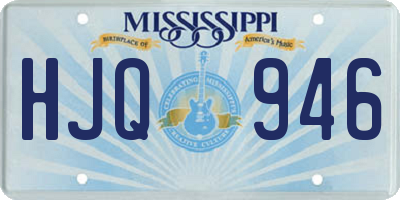 MS license plate HJQ946