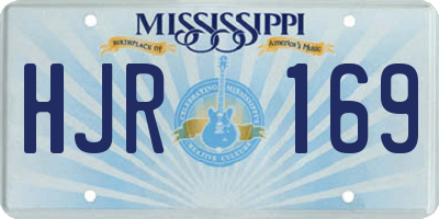 MS license plate HJR169