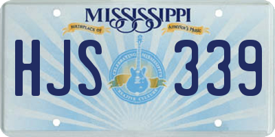 MS license plate HJS339