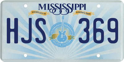 MS license plate HJS369