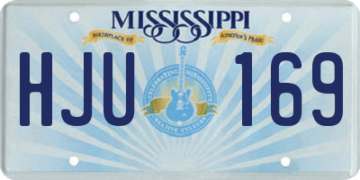 MS license plate HJU169