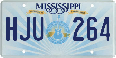 MS license plate HJU264