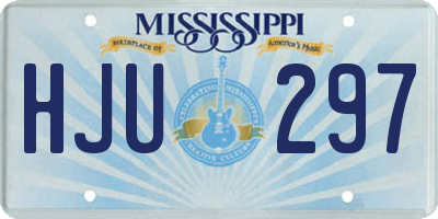 MS license plate HJU297
