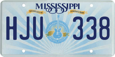 MS license plate HJU338