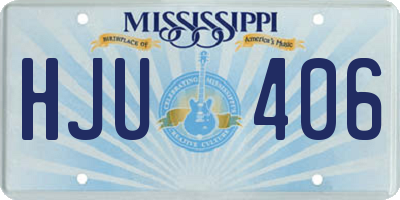 MS license plate HJU406