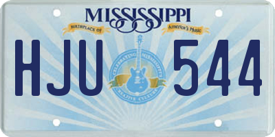 MS license plate HJU544