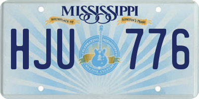 MS license plate HJU776