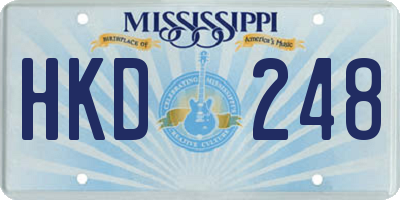 MS license plate HKD248