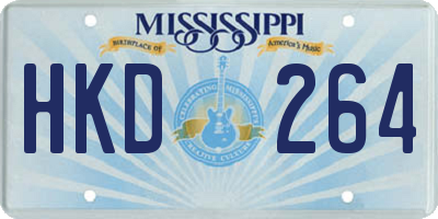 MS license plate HKD264