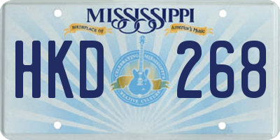 MS license plate HKD268