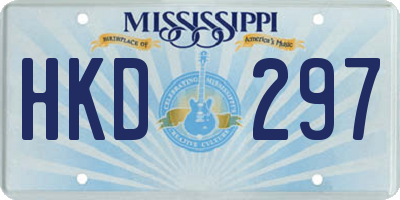 MS license plate HKD297
