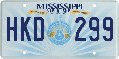 MS license plate HKD299