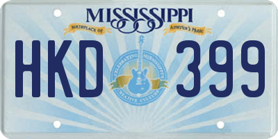 MS license plate HKD399