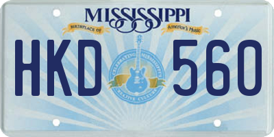 MS license plate HKD560
