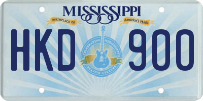 MS license plate HKD900