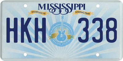 MS license plate HKH338