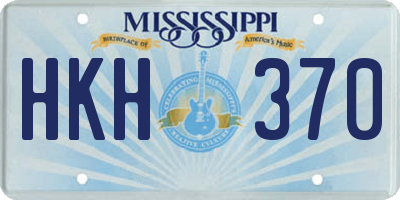 MS license plate HKH370