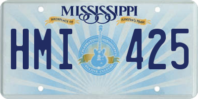 MS license plate HMI425