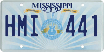 MS license plate HMI441