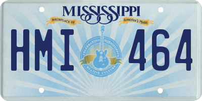 MS license plate HMI464