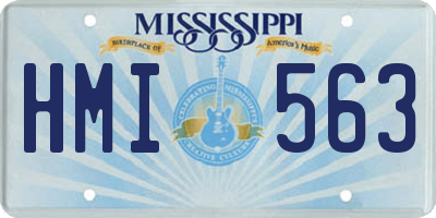 MS license plate HMI563