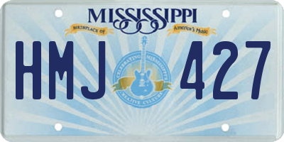 MS license plate HMJ427
