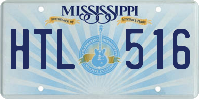 MS license plate HTL516