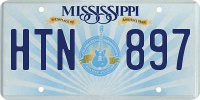 MS license plate HTN897
