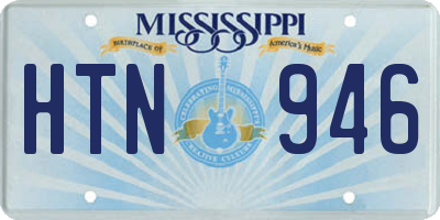 MS license plate HTN946