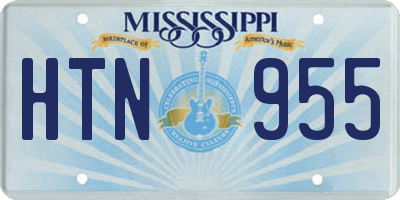 MS license plate HTN955