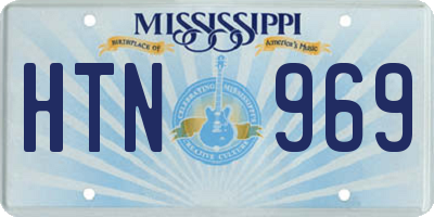 MS license plate HTN969